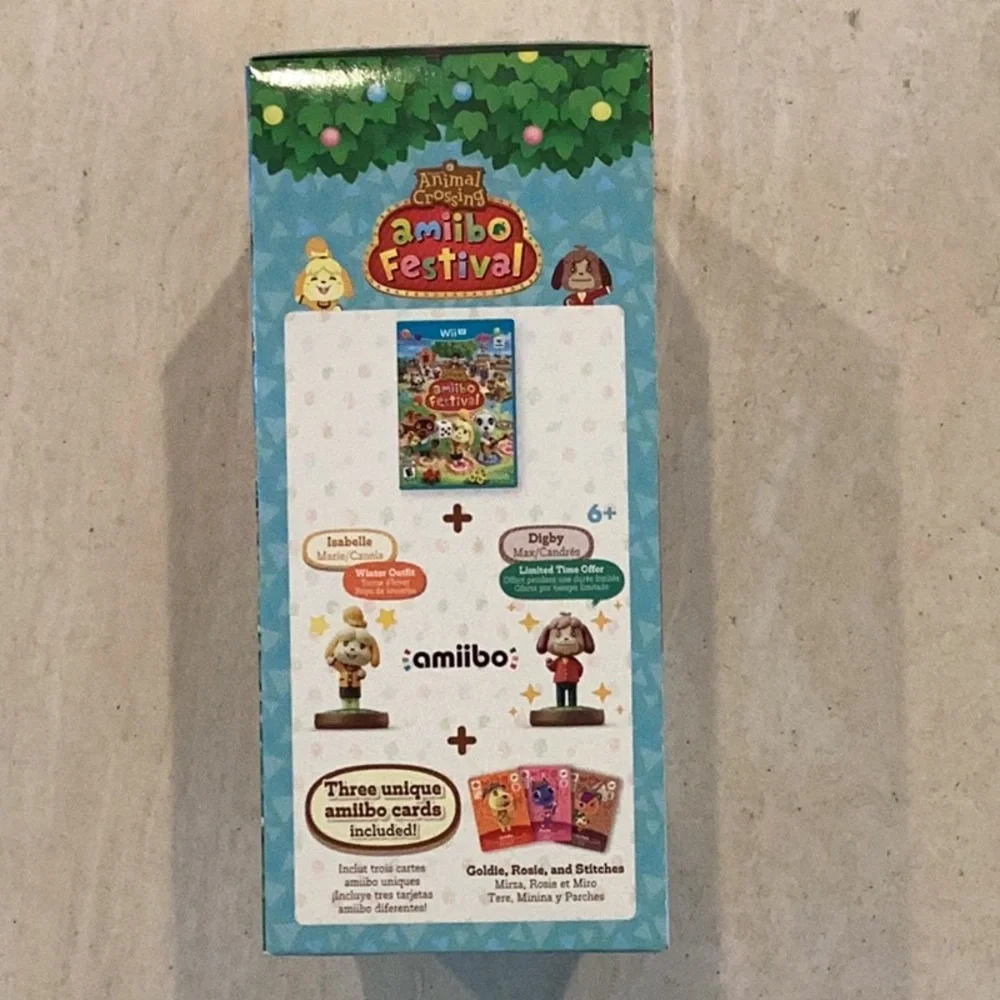 Animal Crossing Amiibo Festival Box Nintendo Wii U Game In Box New Sealed